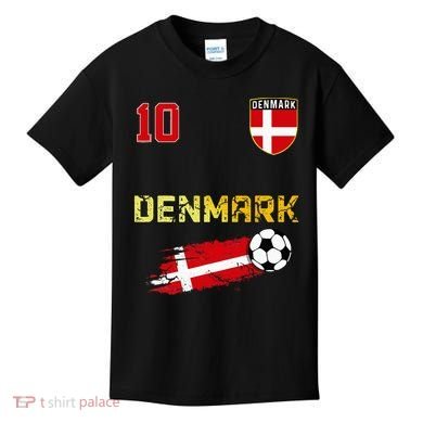 Denmark Flag Danish Pride Lovers Kids T-Shirt
