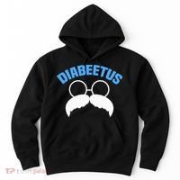 Diabeetus Funny Diabetes Awareness Diabetic Beard Hoodie thumb 0