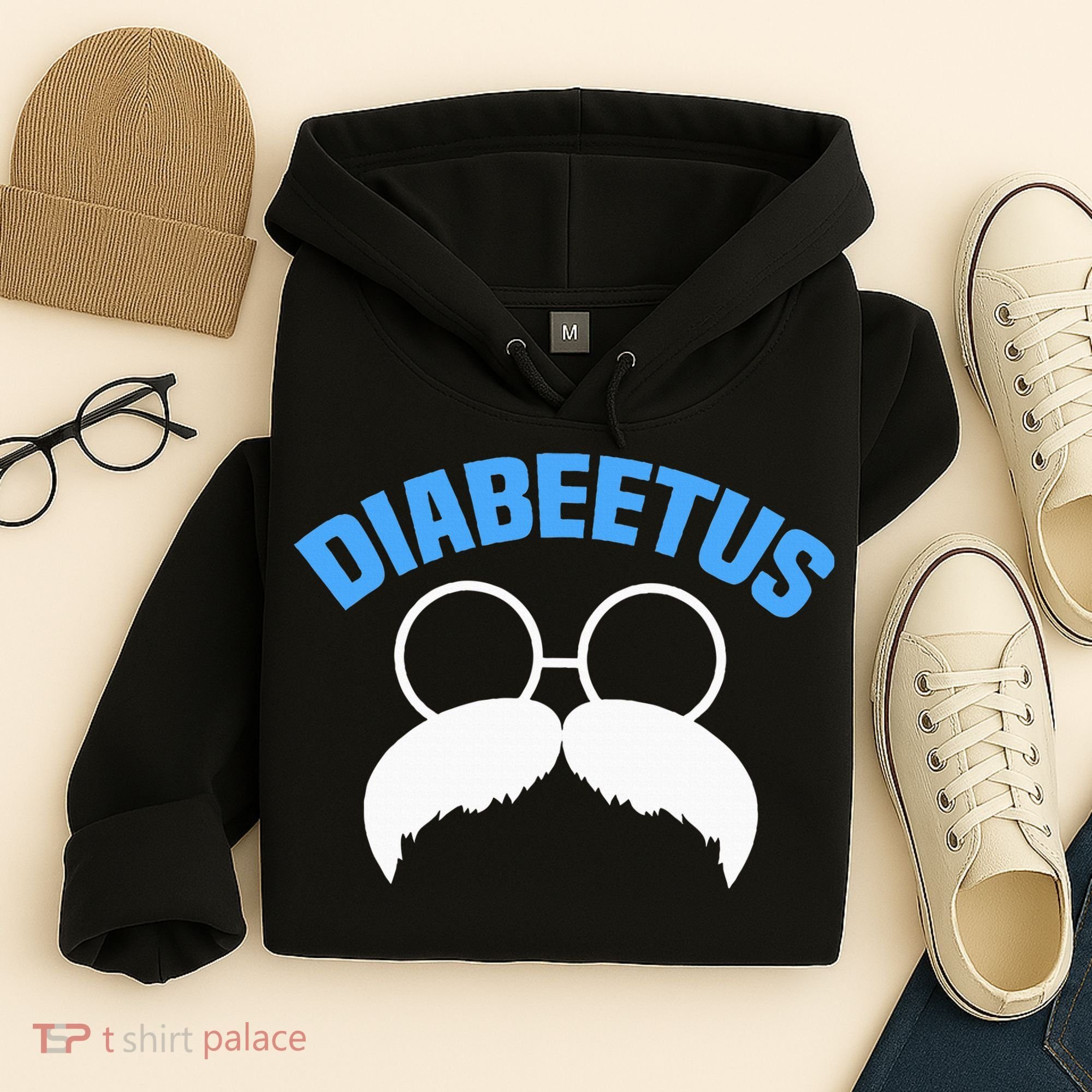 Diabeetus Funny Diabetes Awareness Diabetic Beard Hoodie