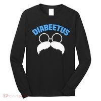 Diabeetus Funny Diabetes Awareness Diabetic Beard Long Sleeve Shirt thumb 0