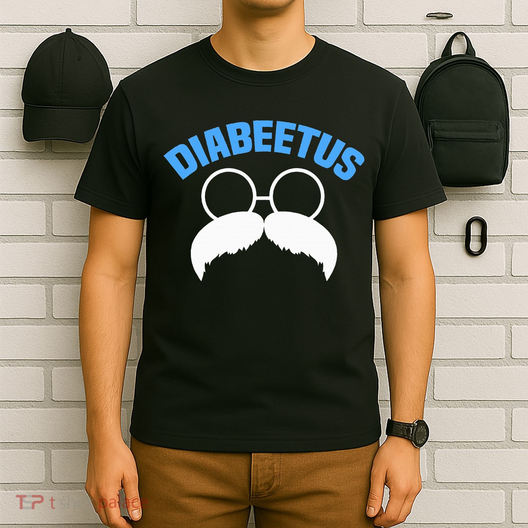 Diabeetus Funny Diabetes Awareness Diabetic Beard T-Shirt
