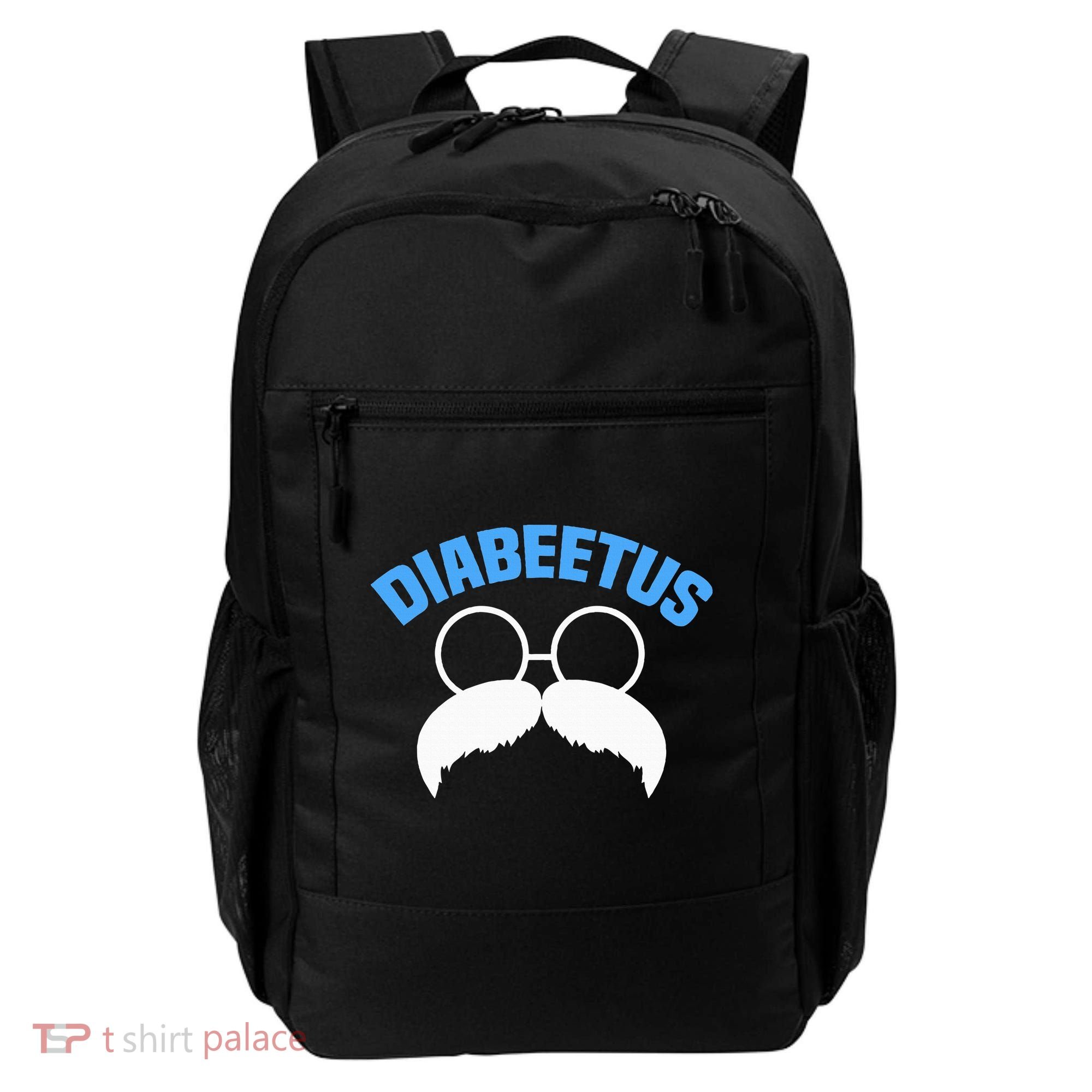 Diabeetus Funny Diabetes Awareness Diabetic Beard Backpack