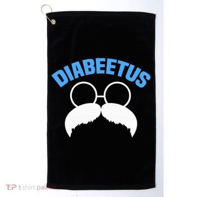 Diabeetus Funny Diabetes Awareness Diabetic Beard Golf Towel