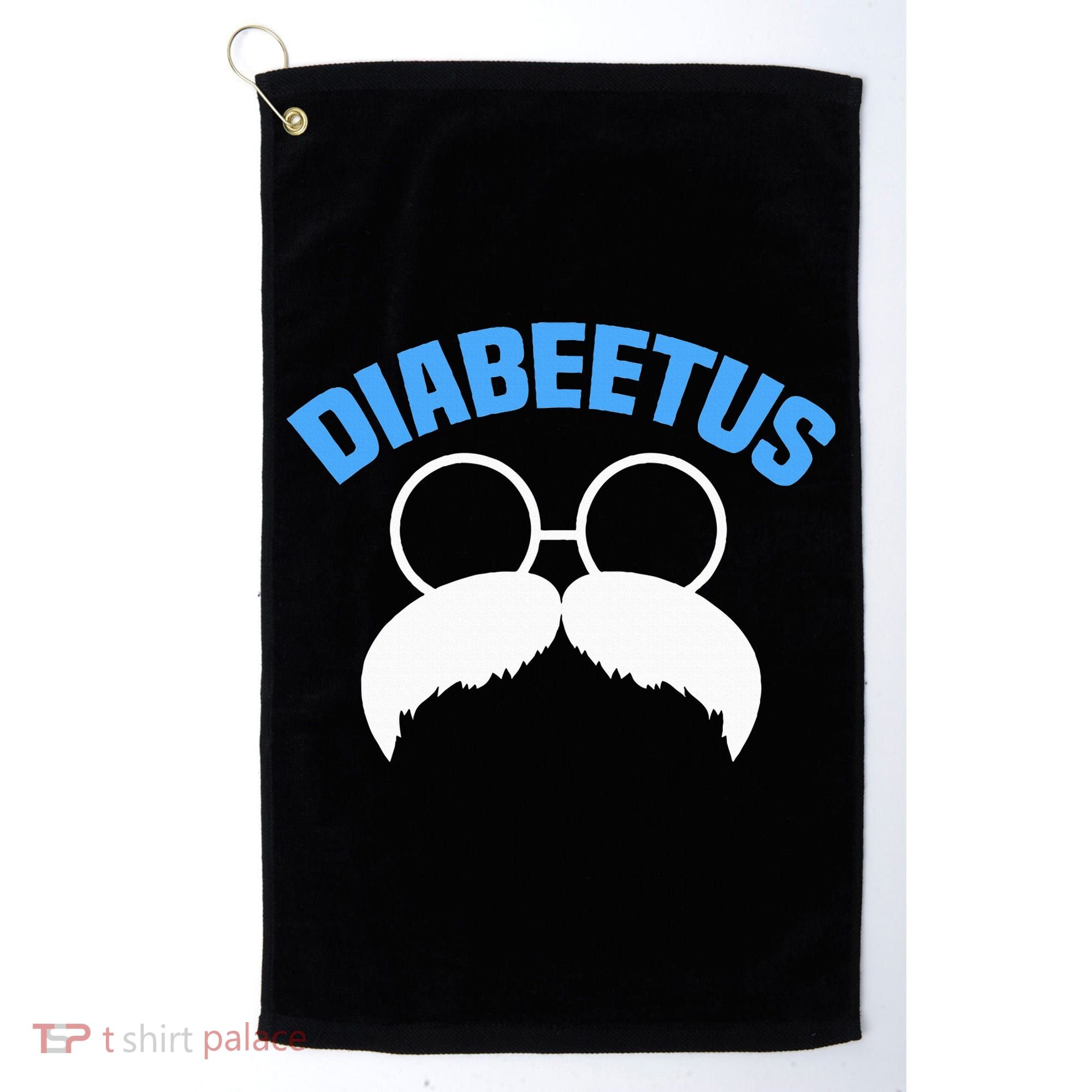Diabeetus Funny Diabetes Awareness Diabetic Beard Golf Towel