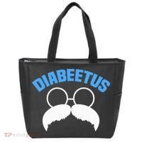 Diabeetus Funny Diabetes Awareness Diabetic Beard Tote Bag thumb 0