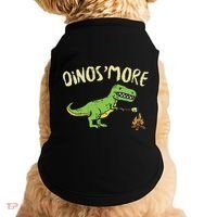 Dinosmore Funny Dino Smore Camping Dinosaur Camp Camper Doggie Tank thumb 0