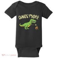 Dinosmore Funny Dino Smore Camping Dinosaur Camp Camper Baby Bodysuit thumb 0