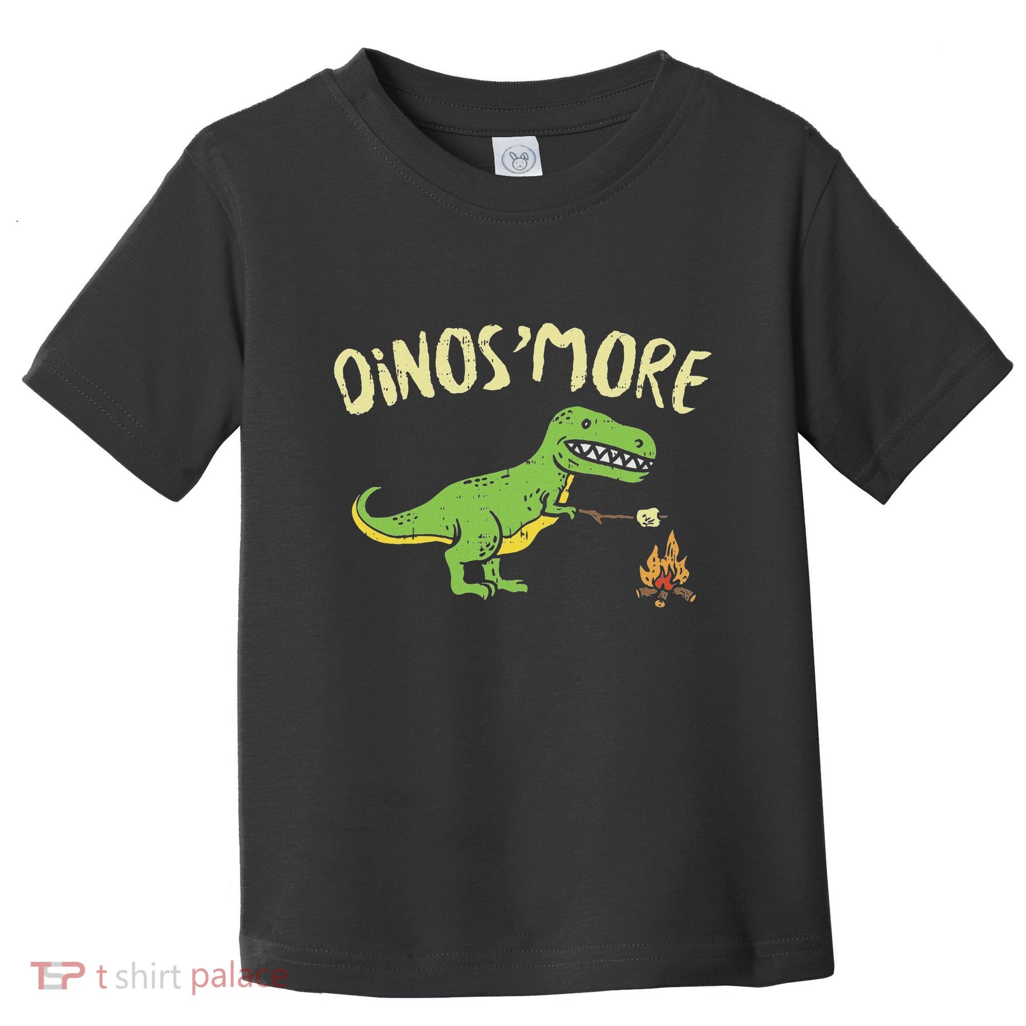 Dinosmore Funny Dino Smore Camping Dinosaur Camp Camper Toddler T-Shirt