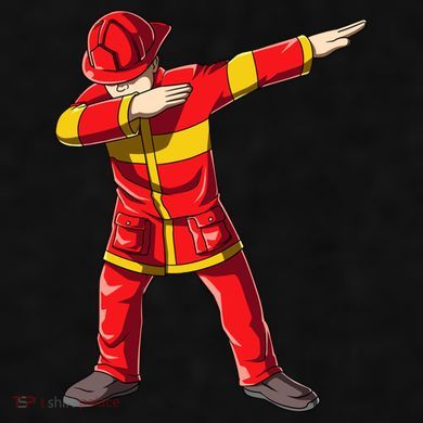 Dabbing Firefighter Dab Junior Firefighters Funny Fire Gift Ladies PosiCharge Tri-Blend Wicking Tank