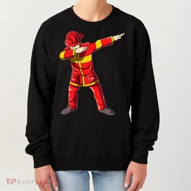 Dabbing Firefighter Dab Junior Firefighters Funny Fire Gift Women's Sweatshirt