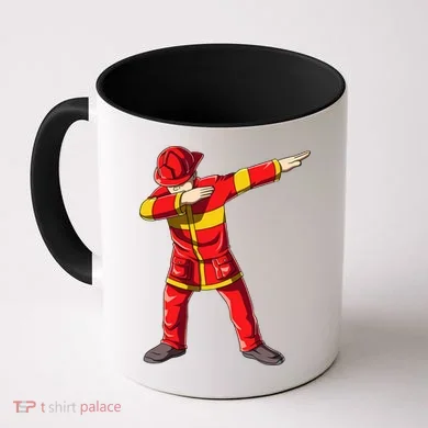 Dabbing Firefighter Dab Junior Firefighters Funny Fire Gift Coffee Mug