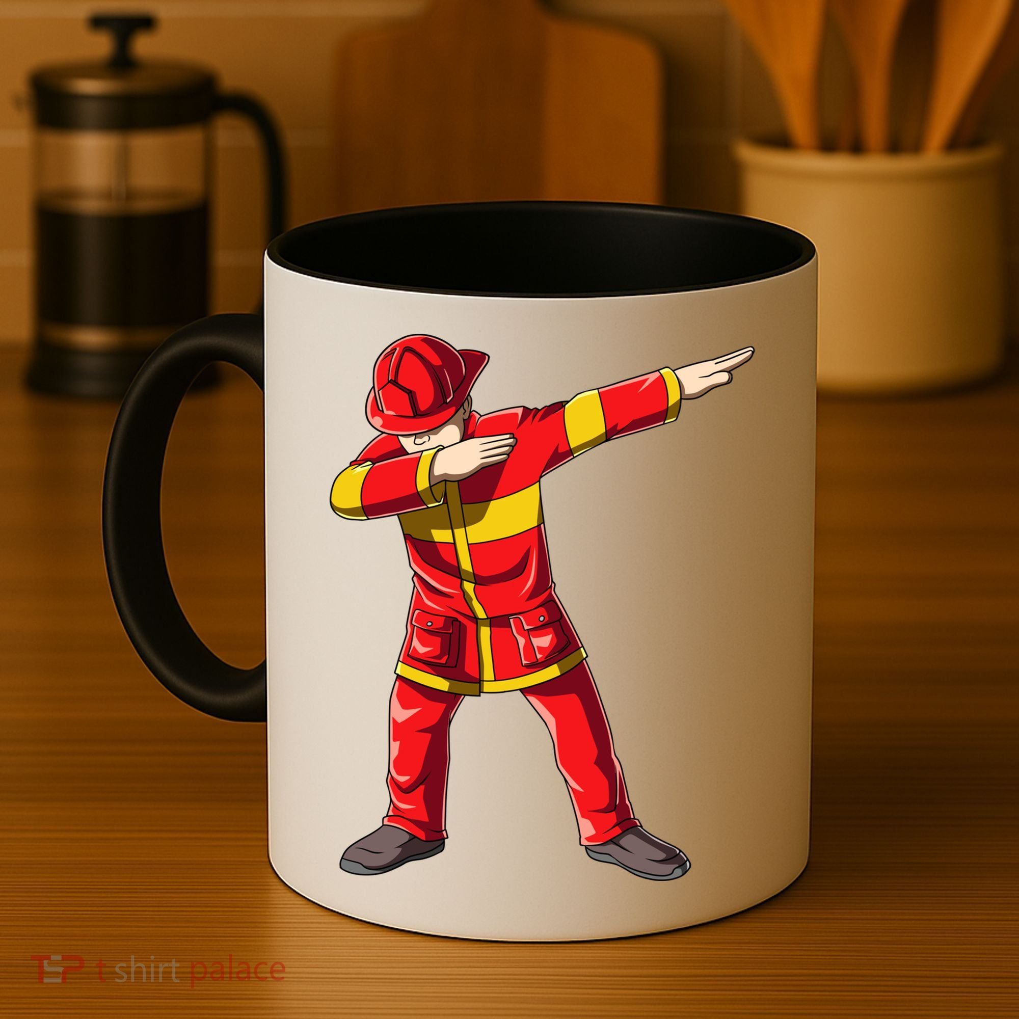 Dabbing Firefighter Dab Junior Firefighters Funny Fire Gift Coffee Mug