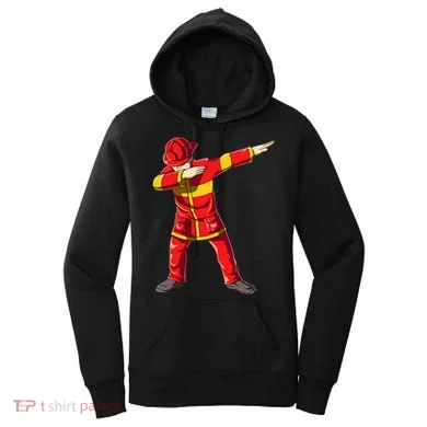 Dabbing Firefighter Dab Junior Firefighters Funny Fire Gift Women's Hoodie