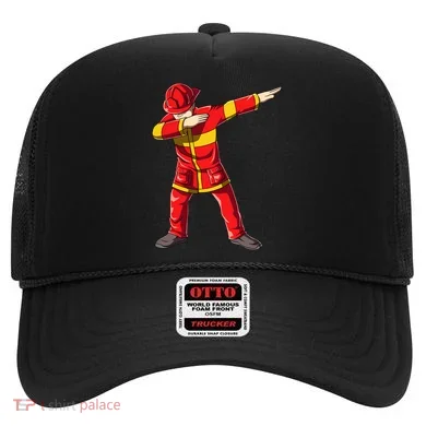Dabbing Firefighter Dab Junior Firefighters Funny Fire Gift Hat