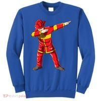Dabbing Firefighter Dab Junior Firefighters Funny Fire Gift Sweatshirt thumb 0