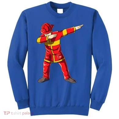 Dabbing Firefighter Dab Junior Firefighters Funny Fire Gift Sweatshirt