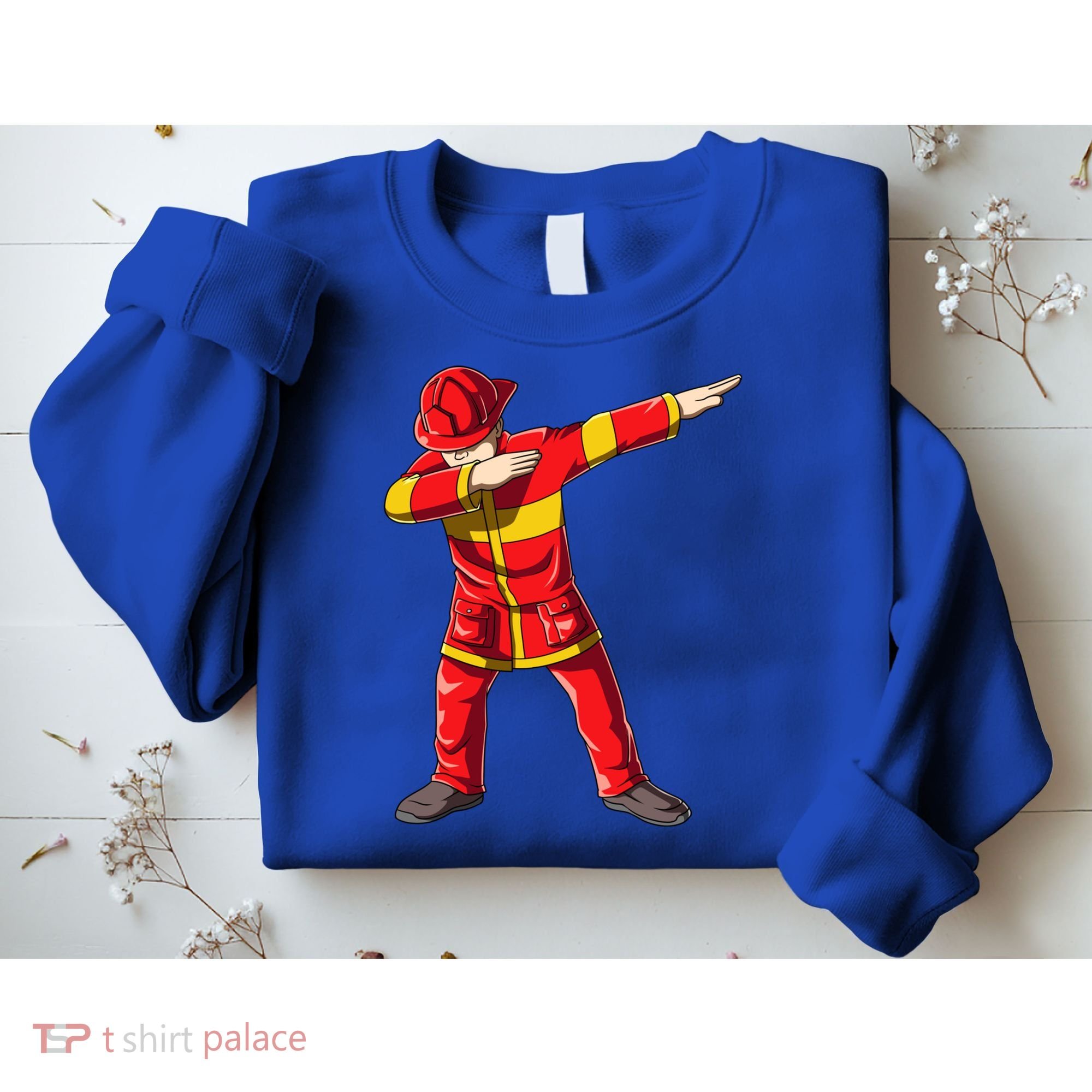 Dabbing Firefighter Dab Junior Firefighters Funny Fire Gift Sweatshirt