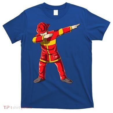 Dabbing Firefighter Dab Junior Firefighters Funny Fire Gift T-Shirt