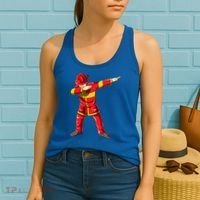 Dabbing Firefighter Dab Junior Firefighters Funny Fire Gift Women's Tank Top thumb 2