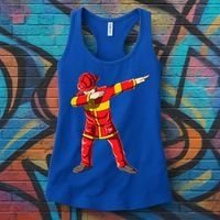 Dabbing Firefighter Dab Junior Firefighters Funny Fire Gift Women's Tank Top thumb 3