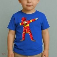 Dabbing Firefighter Dab Junior Firefighters Funny Fire Gift Toddler T-Shirt thumb 2