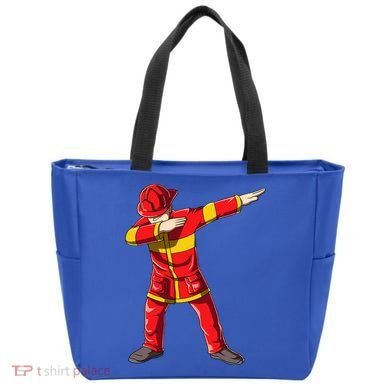Dabbing Firefighter Dab Junior Firefighters Funny Fire Gift Tote Bag