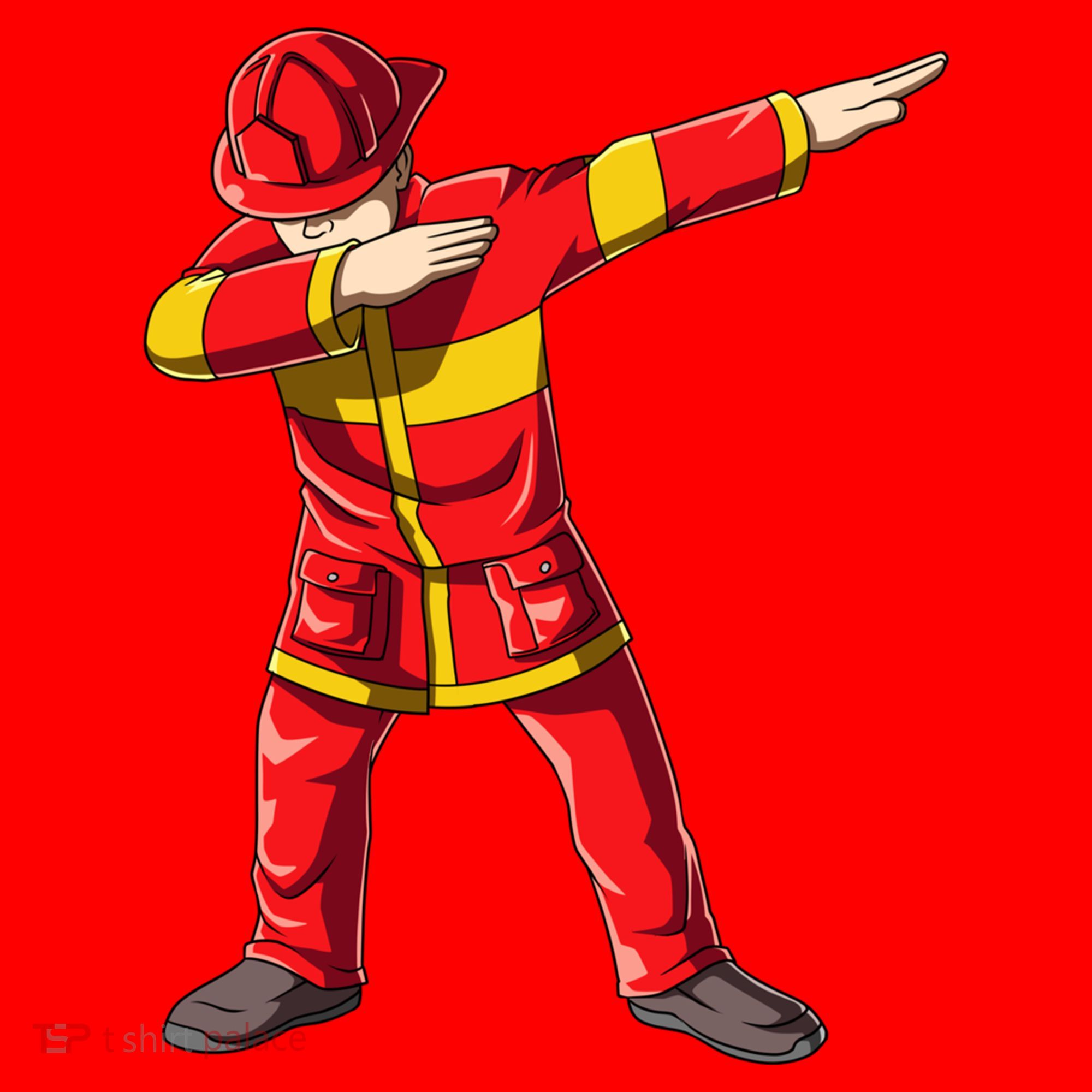 Dabbing Firefighter Dab Junior Firefighters Funny Fire Gift Santa Hat