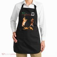 Dog, Funny Dog Tee, Dogs In Pocket, Dog Lover Apron thumb 2