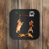 Dog, Funny Dog Tee, Dogs In Pocket, Dog Lover Coaster thumb 0