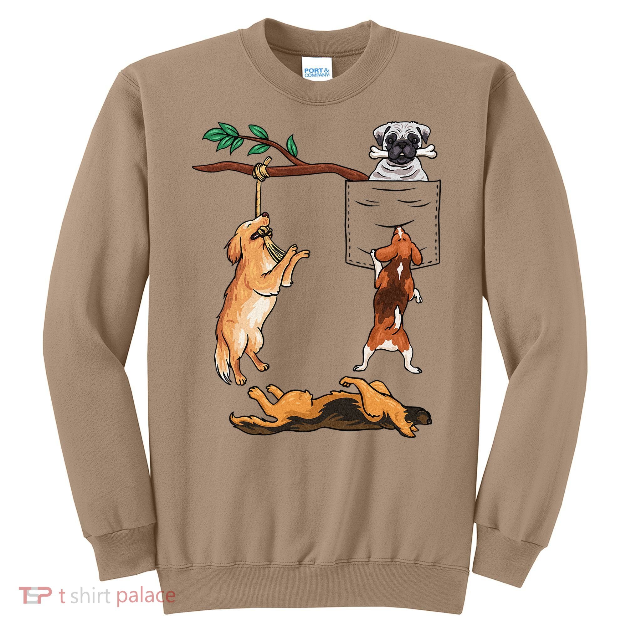 Dog, Funny Dog Tee, Dogs In Pocket, Dog Lover Sweatshirt