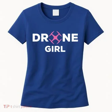 Drone Funny Drone Pilot Flying Drones Cute Gift Women's T-Shirt