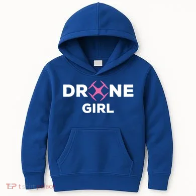 Drone Funny Drone Pilot Flying Drones Cute Gift Kids Hoodie