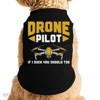 Drone Funny Drone Pilot If I Duck You Should Too Drone Pilot Doggie Tank thumb 0