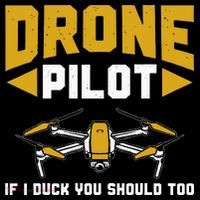 Drone Funny Drone Pilot If I Duck You Should Too Drone Pilot Women's Hoodie thumb 2