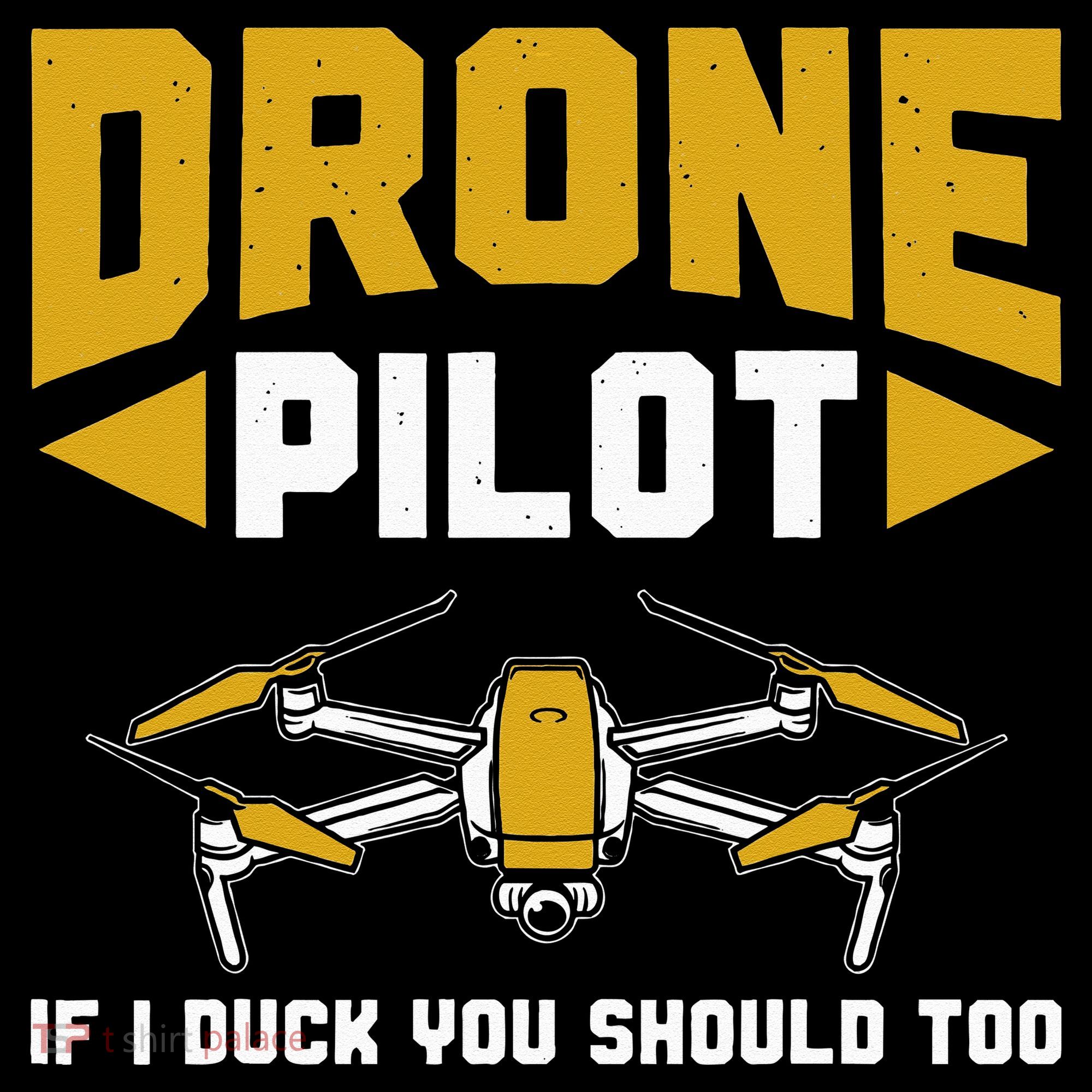 Drone Funny Drone Pilot If I Duck You Should Too Drone Pilot Kids Long Sleeve Shirt
