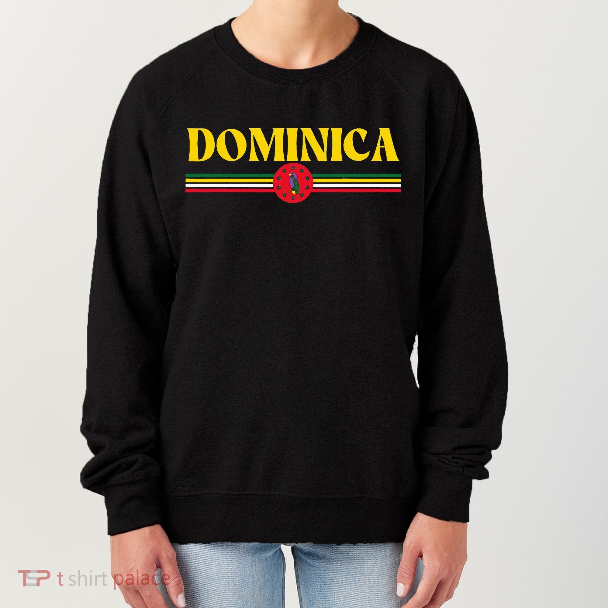 Dominica Flag Dominica Island Flag Dominica Women's Sweatshirt