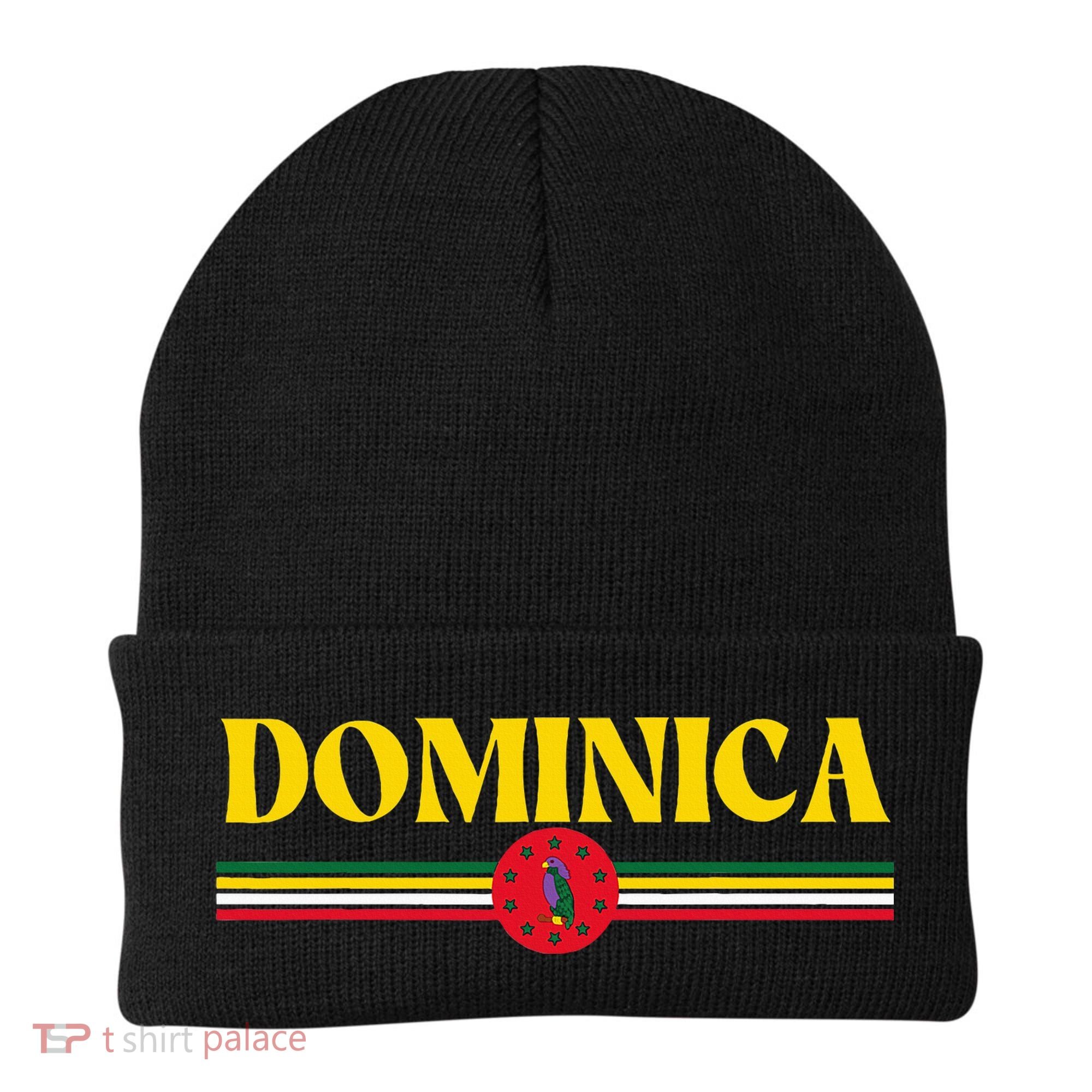 Dominica Flag Dominica Island Flag Dominica Beanie