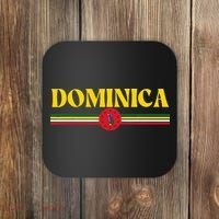 Dominica Flag Dominica Island Flag Dominica Coaster thumb 0