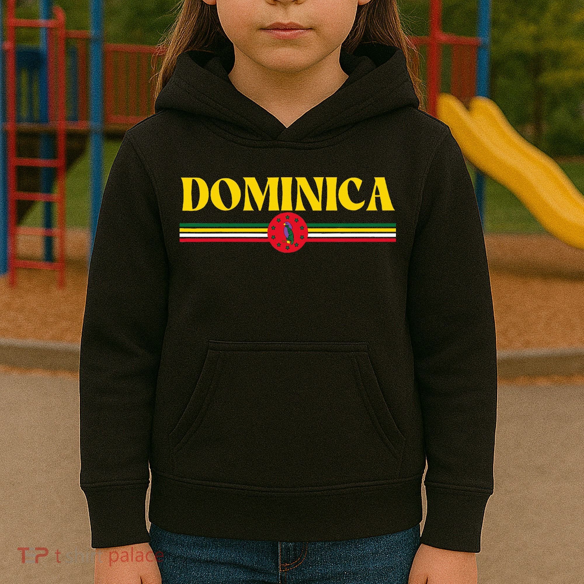 Dominica Flag Dominica Island Flag Dominica Kids Hoodie
