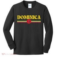 Dominica Flag Dominica Island Flag Dominica Kids Long Sleeve Shirt thumb 0