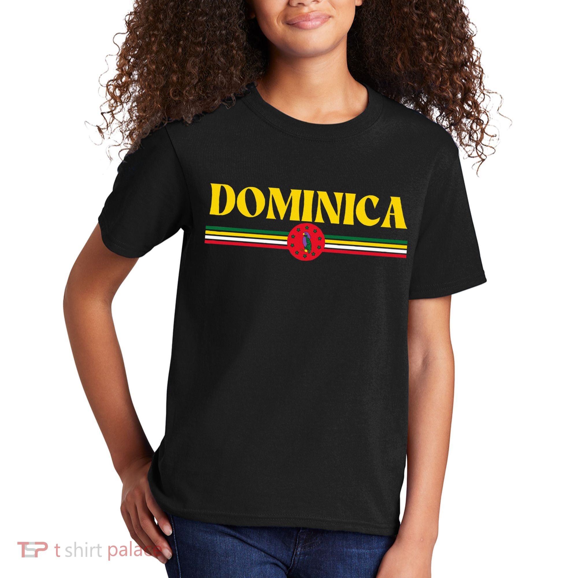 Dominica Flag Dominica Island Flag Dominica Kids T-Shirt