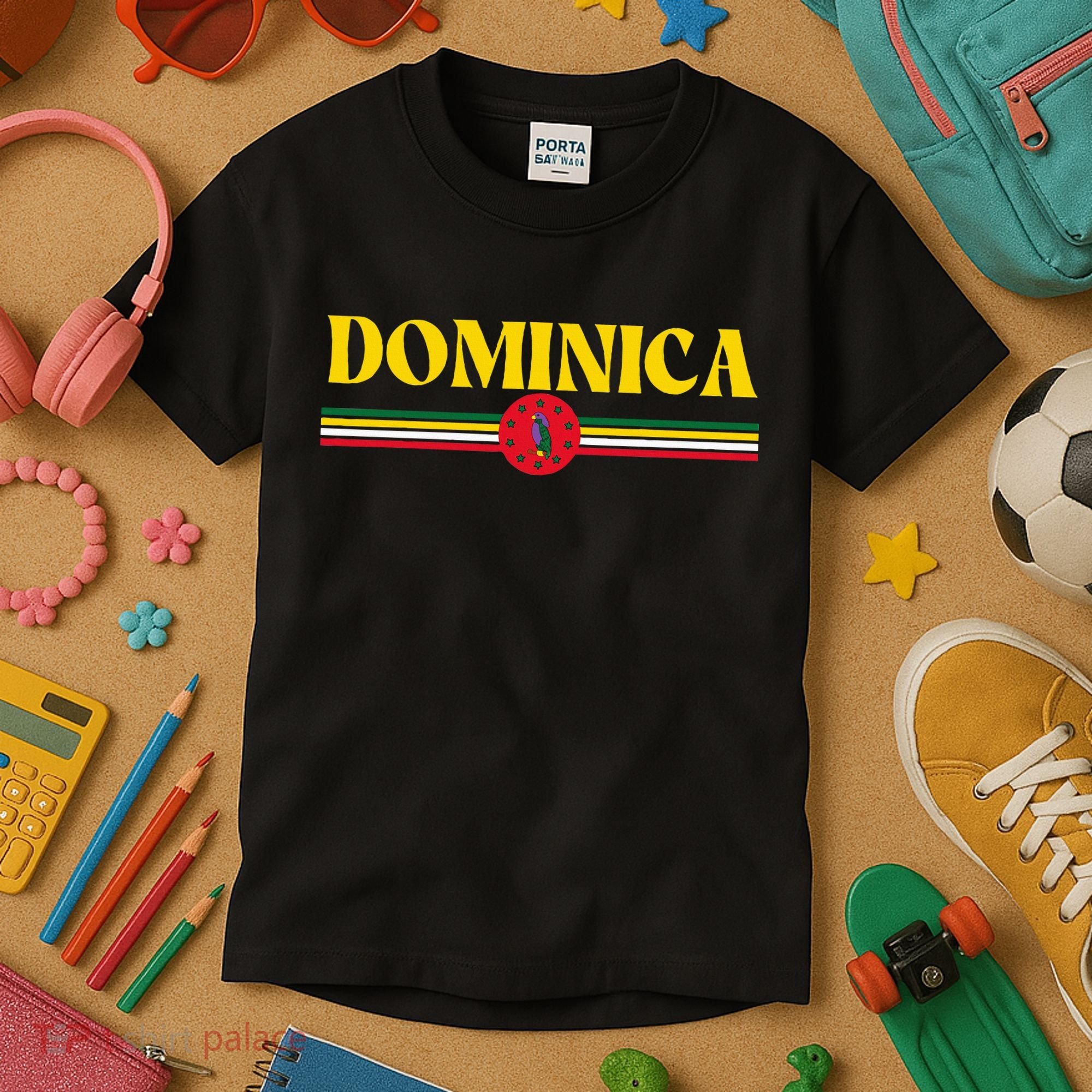 Dominica Flag Dominica Island Flag Dominica Kids T-Shirt