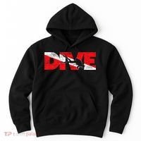 Dive Flag Diver Down Aquaholic Scuba Diving Ocean Life Hoodie thumb 0