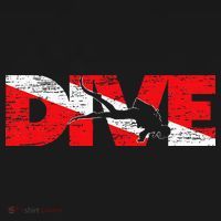 Dive Flag Diver Down Aquaholic Scuba Diving Ocean Life Sweatshirt thumb 3