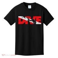 Dive Flag Diver Down Aquaholic Scuba Diving Ocean Life Kids T-Shirt thumb 0