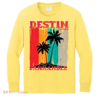 Destin Florida Kids Long Sleeve Shirt