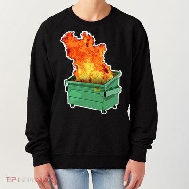 Dumpster Fire Women's Sweatshirt