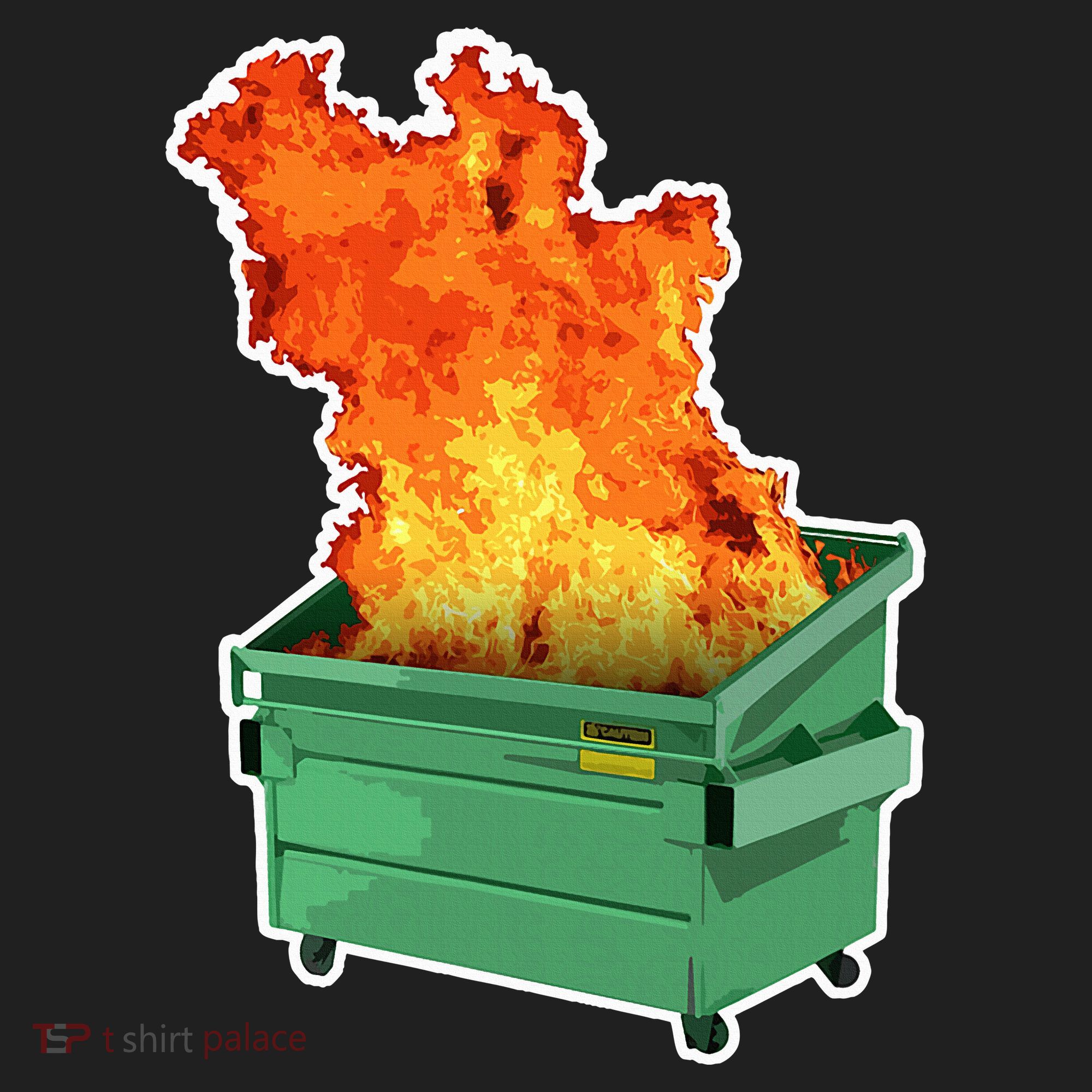 Dumpster Fire Tumbler