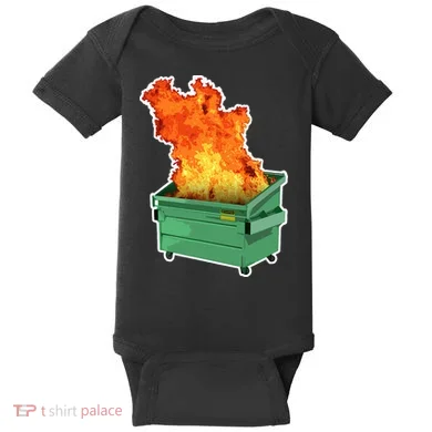 Dumpster Fire Baby Bodysuit