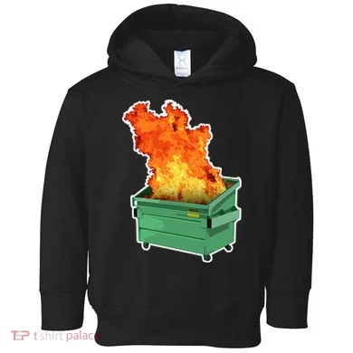 Dumpster Fire Toddler Hoodie